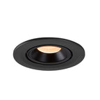 NUMINOS® GIMBLE S, luminária para encastrar no teto, preta 2700 K 40°