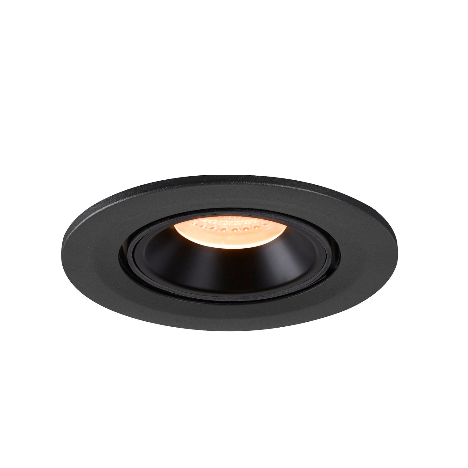 NUMINOS® GIMBLE S, luminária para encastrar no teto, preta 2700 K 40°