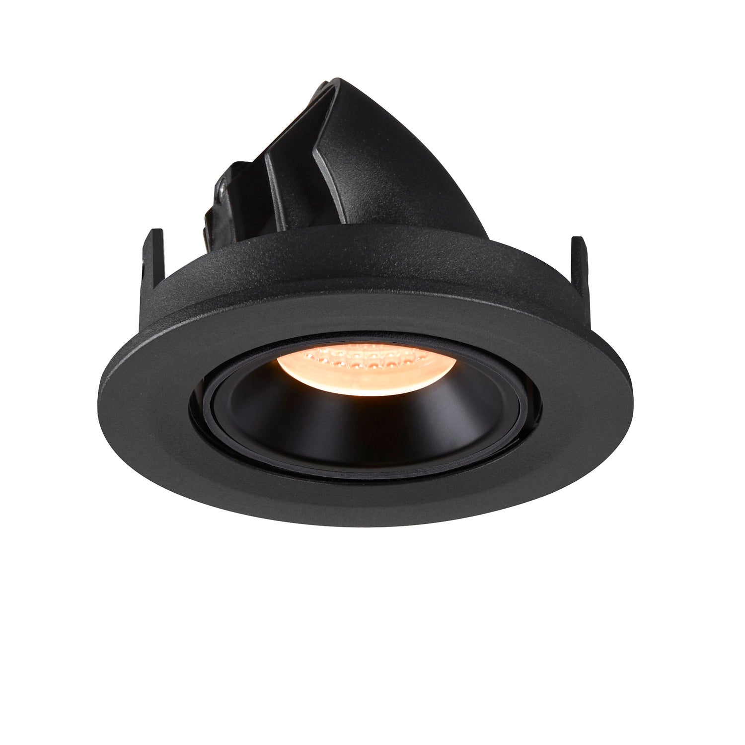 NUMINOS® GIMBLE S, luminária para encastrar no teto, preta 2700 K 55°
