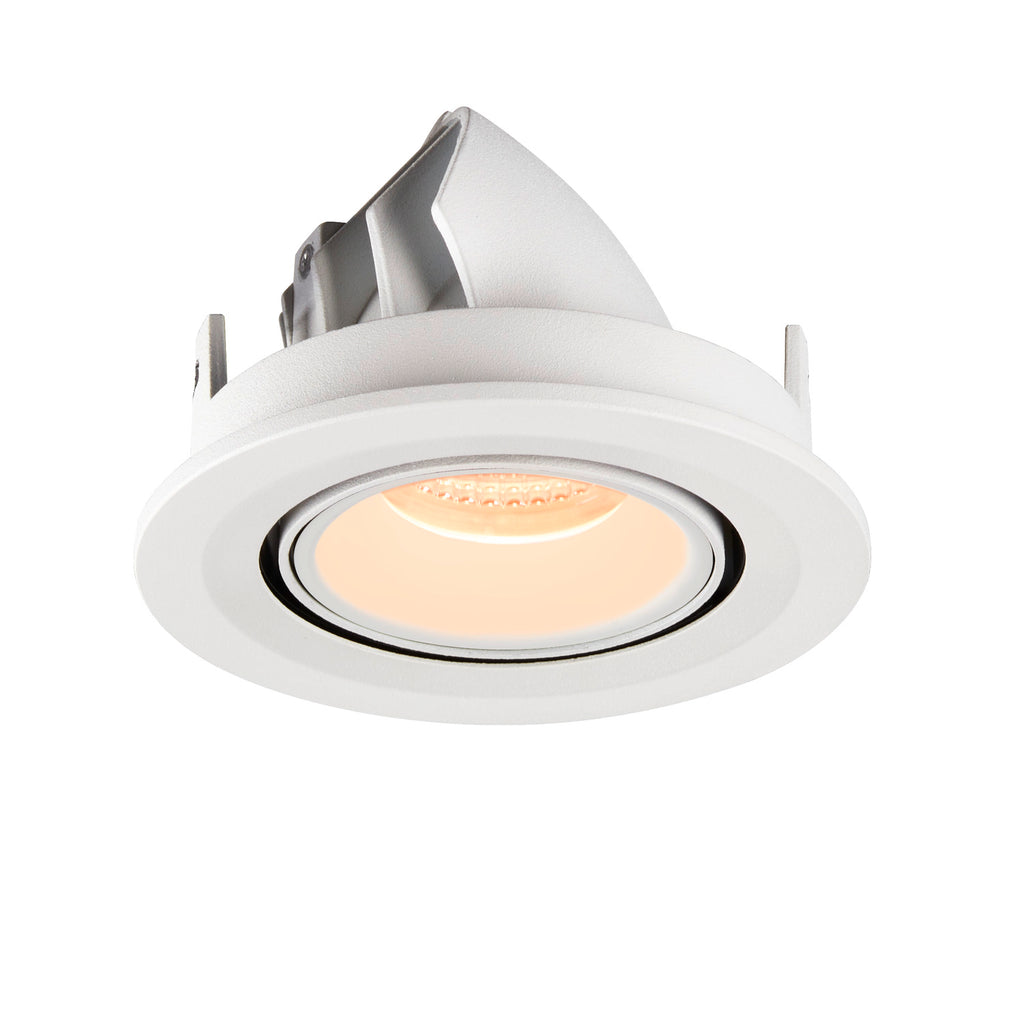NUMINOS® GIMBLE S, luminária para encastrar no teto, branca 2700 K 55°