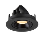 NUMINOS® GIMBLE S, luminária para encastrar no teto, preta 3000 K 40°