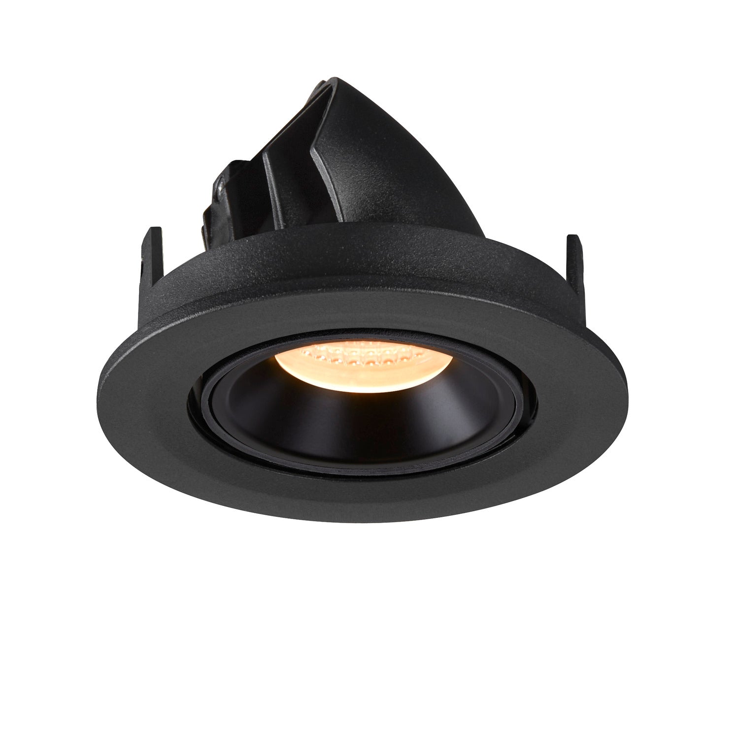 NUMINOS® GIMBLE S, luminária para encastrar no teto, preta 3000 K 40°