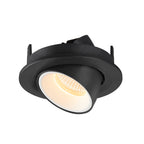 NUMINOS® GIMBLE S, luminária para encastrar no teto, preta/branca 30 000 K 55°
