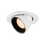 NUMINOS® GIMBLE S, luminária para encastrar no teto, branca/preta 30 000 K 55°