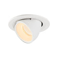 NUMINOS® GIMBLE S, luminária para encastrar no teto, branca 30 000 K 55°