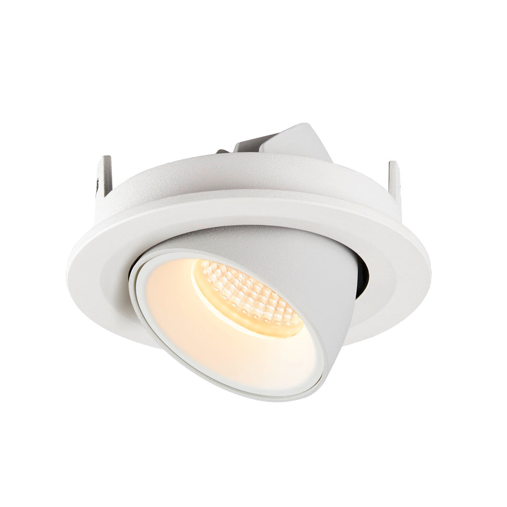 NUMINOS® GIMBLE S, luminária para encastrar no teto, branca 30 000 K 55°