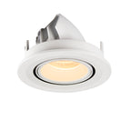 NUMINOS® GIMBLE S, luminária para encastrar no teto, branca 30 000 K 55°