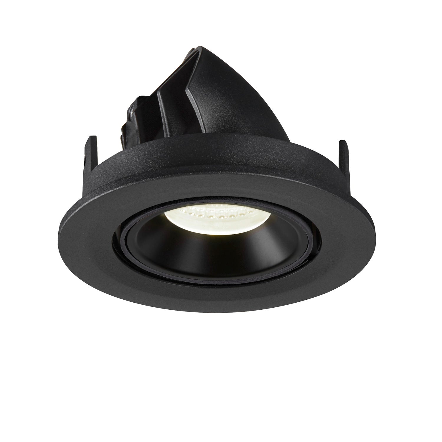 NUMINOS® GIMBLE S, luminária para encastrar no teto, preta 4000 K 40°