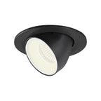 NUMINOS® GIMBLE S, luminária para encastrar no teto, preta/branca 4000 K 40°