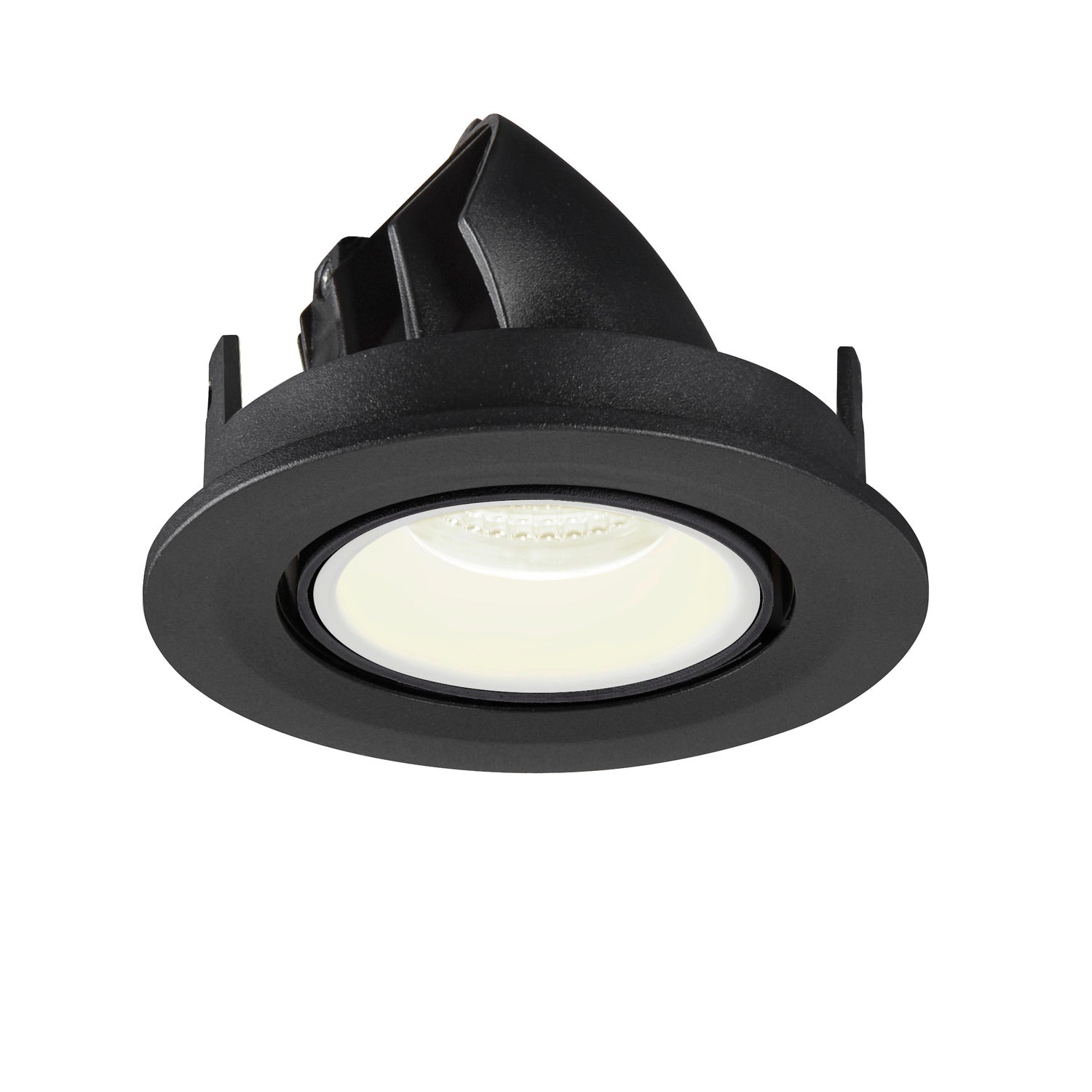 NUMINOS® GIMBLE S, luminária para encastrar no teto, preta/branca 4000 K 40°
