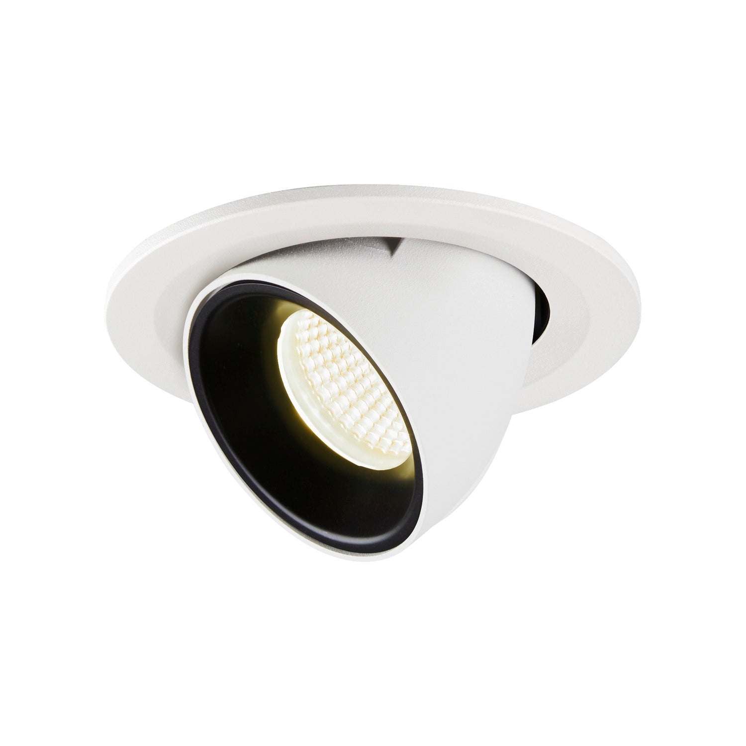 NUMINOS® GIMBLE S, luminária para encastrar no teto, branca/preta 4000 K 40°