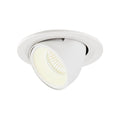 NUMINOS® GIMBLE S, luminária para encastrar no teto, branca 4000 K 40°