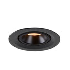 NUMINOS® GIMBLE M, luminária para encastrar no teto, preta 2700 K 40°