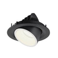 NUMINOS® GIMBLE M, luminária para encastrar no teto, preta/branca 4000 K 20°