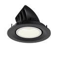 NUMINOS® GIMBLE M, luminária para encastrar no teto, preta/branca 4000 K 55°