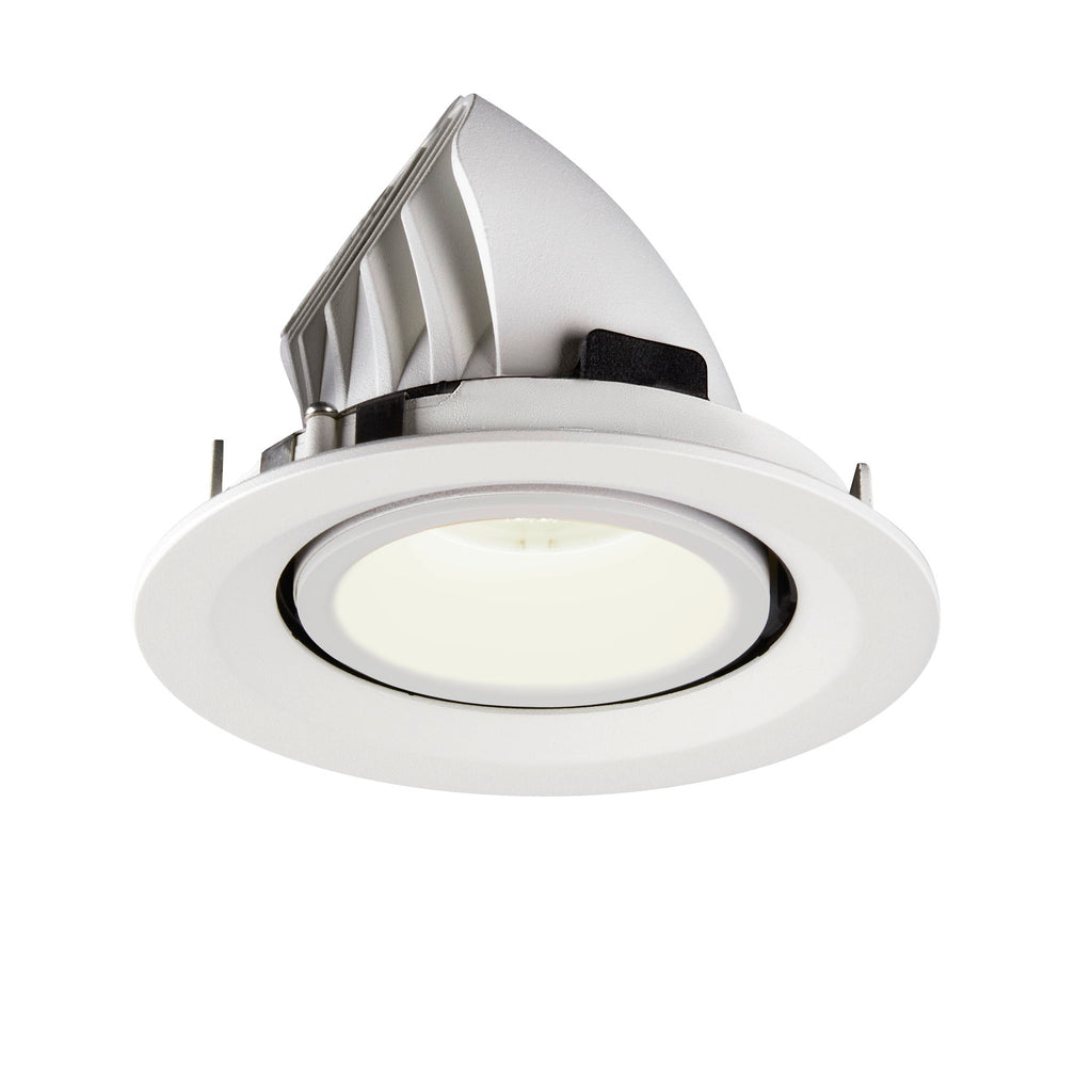 NUMINOS® GIMBLE M, luminária para encastrar no teto, branca 4000 K 20°
