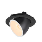 NUMINOS® GIMBLE L, luminária para encastrar no teto, preta/branca 2700 K 20°