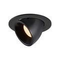 NUMINOS® GIMBLE L, luminária para encastrar no teto, preta 2700 K 40°
