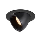 NUMINOS® GIMBLE L, luminária para encastrar no teto, preta 2700 K 40°