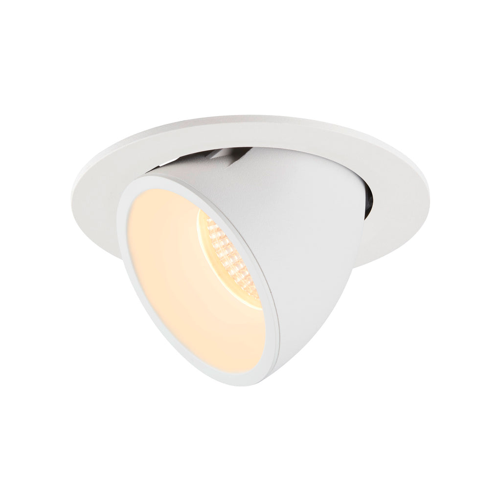 NUMINOS® GIMBLE L, luminária para encastrar no teto, branca 3000 K 20°