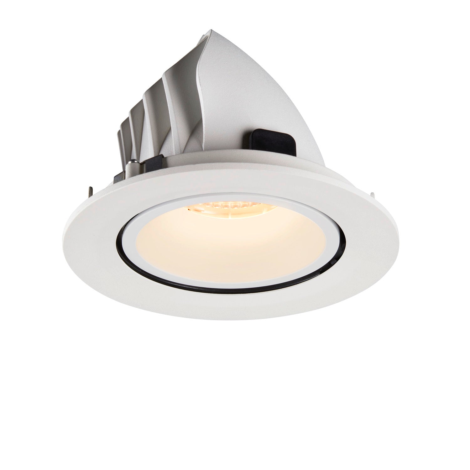 NUMINOS® GIMBLE L, luminária para encastrar no teto, branca 3000 K 20°