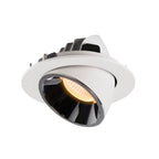 NUMINOS® GIMBLE L, luminária para encastrar no teto, branca/cromada 3000 K 40°