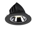 NUMINOS® GIMBLE L, luminária para encastrar no teto, preta/cromada 4000 K 20°