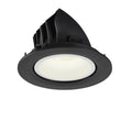 NUMINOS® GIMBLE L, luminária para encastrar no teto, preta/branca 4000 K 40°
