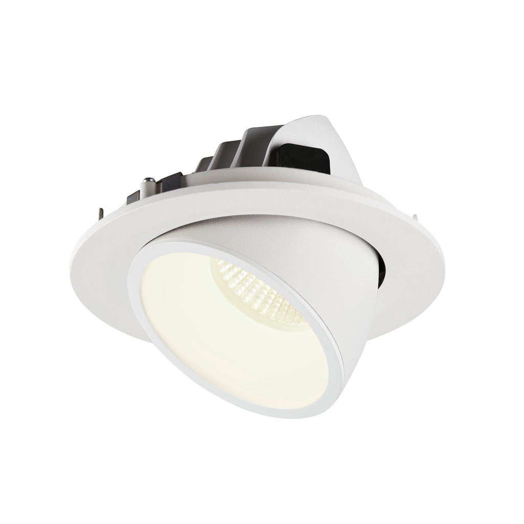 NUMINOS® GIMBLE L, luminária para encastrar no teto, branca 4000 K 40°