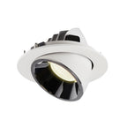 NUMINOS® GIMBLE L, luminária para encastrar no teto, branca/cromada 4000 K 40°