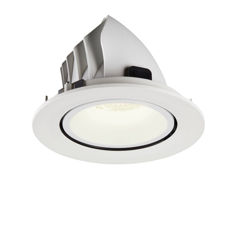 NUMINOS® GIMBLE L, luminária para encastrar no teto, branca 4000 K 55°