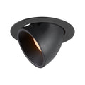 NUMINOS® GIMBLE XL, luminária para encastrar no teto, preta 2700 K 55°