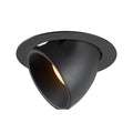 NUMINOS® GIMBLE XL, luminária para encastrar no teto, preta 3000 K 55°