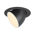 NUMINOS® GIMBLE XL, luminária para encastrar no teto, preta/branca 3000 K 55°