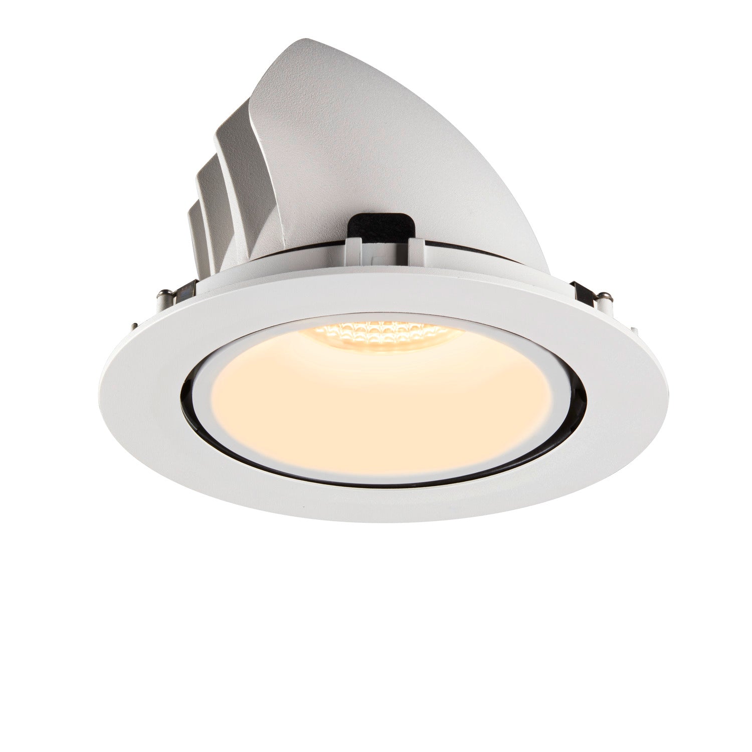 NUMINOS® GIMBLE XL, luminária para encastrar no teto, branca 3000 K 55°