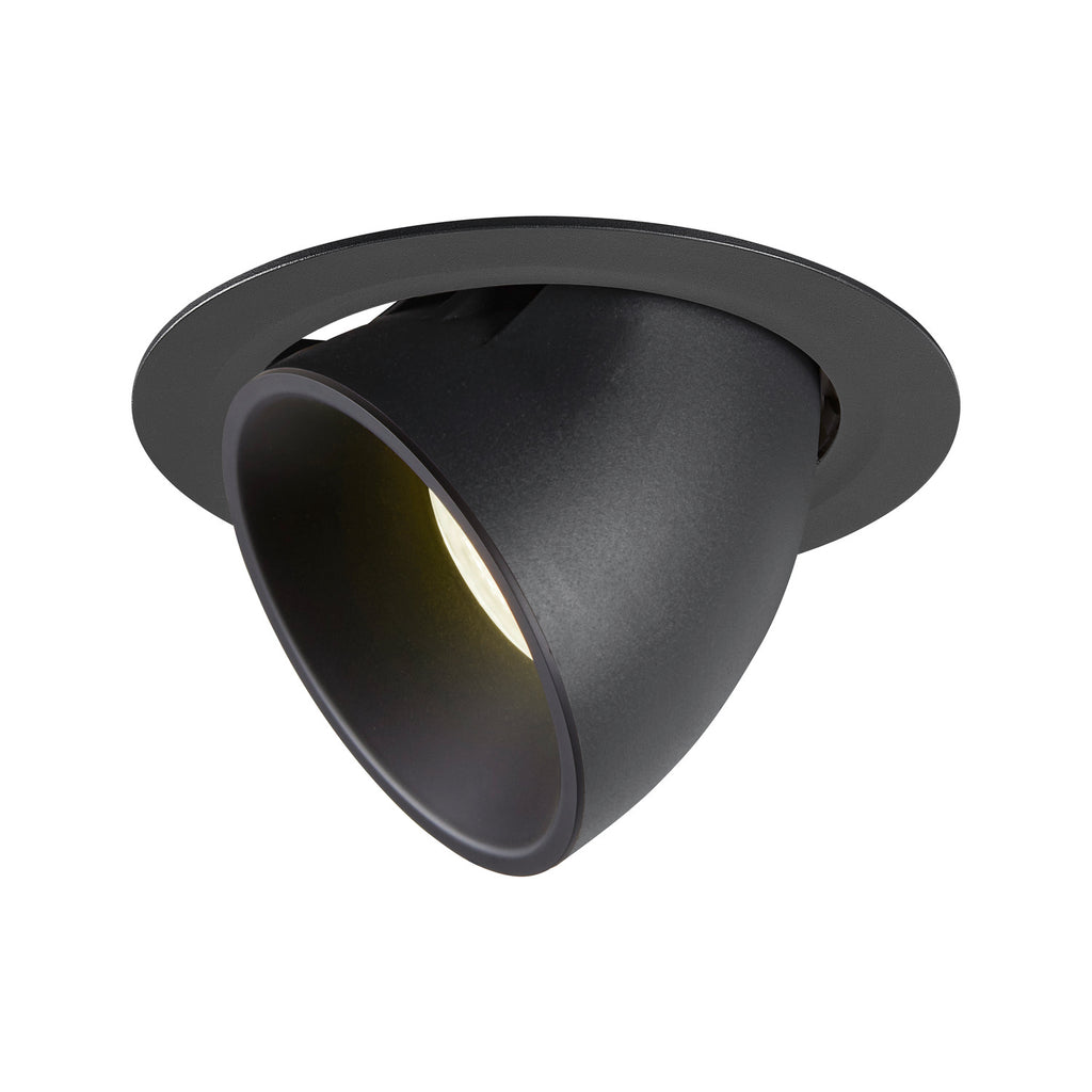 NUMINOS® GIMBLE XL, luminária para encastrar no teto, preta 4000 K 55°