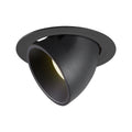 NUMINOS® GIMBLE XL, luminária para encastrar no teto, preta 4000 K 55°
