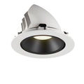 NUMINOS® GIMBLE XL, luminária para encastrar no teto, branca/preta 4000 K 20°