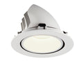 NUMINOS® GIMBLE XL, luminária para encastrar no teto, branca 4000 K 20°