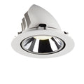 NUMINOS® GIMBLE XL, luminária para encastrar no teto, branca/cromada 4000 K 40°