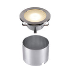 DASAR FLAT 120 EL, luminária para encastrar no pavimento, aço inoxidável 7 W 3000 K