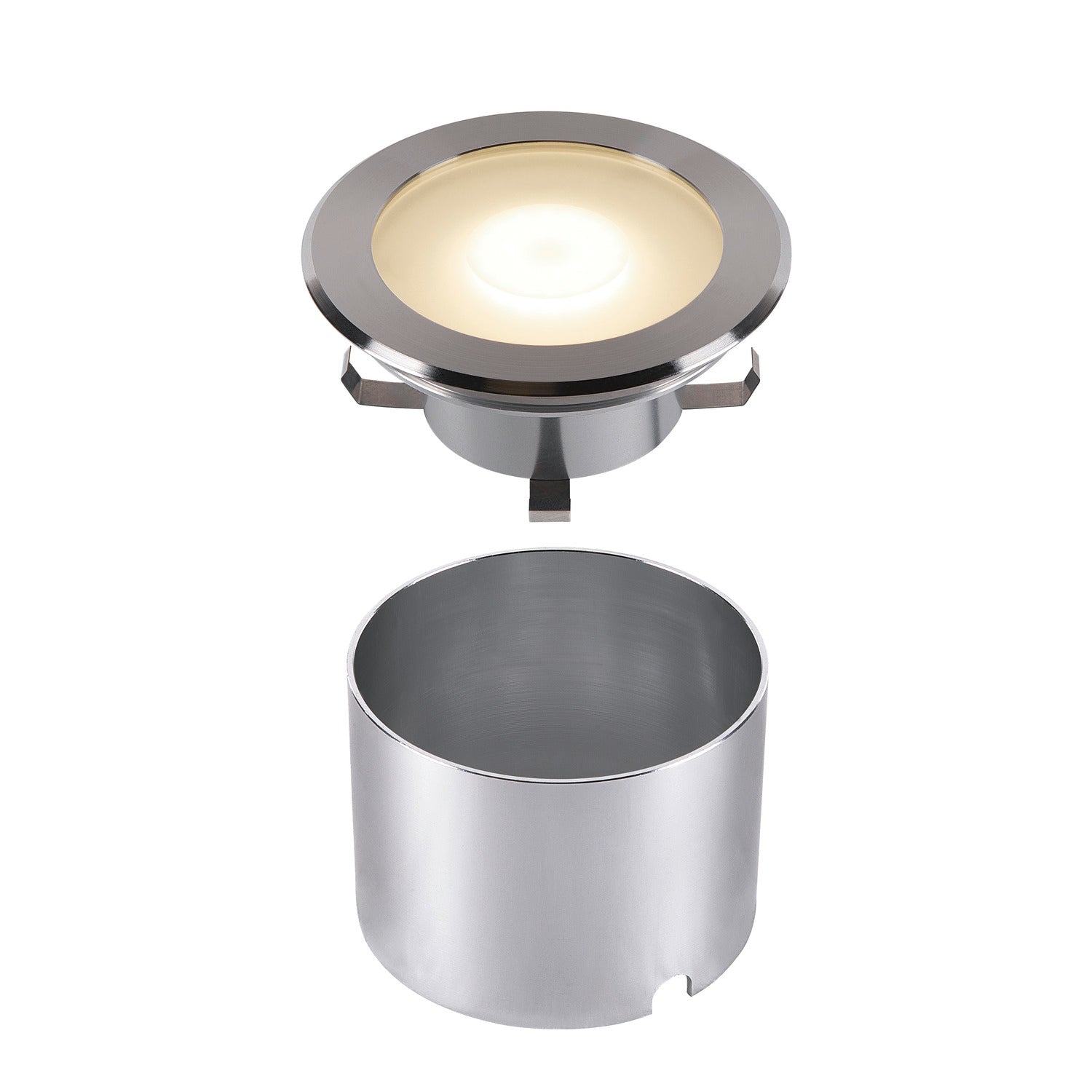 DASAR FLAT 120 EL, luminária para encastrar no pavimento, aço inoxidável 7 W 3000 K