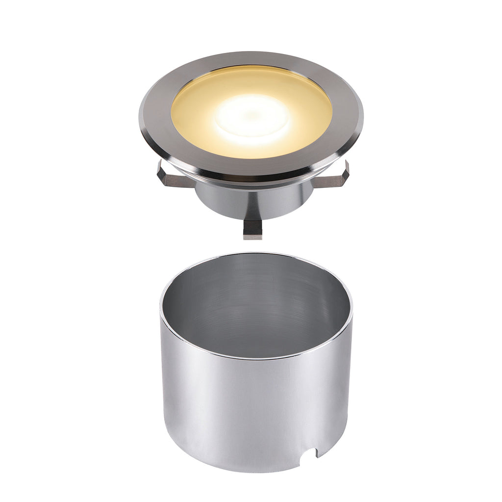 DASAR FLAT 120 EL, luminária para encastrar no pavimento, aço inoxidável 7 W 4000 K