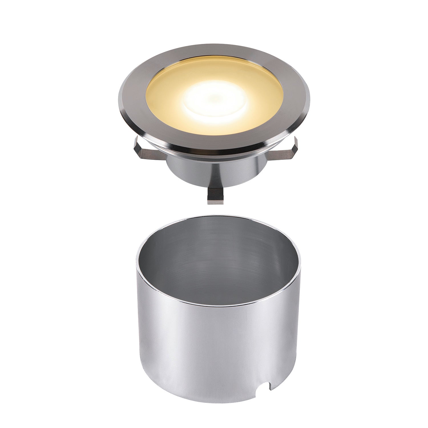 DASAR FLAT 120 EL, luminária para encastrar no pavimento, aço inoxidável 7 W 4000 K