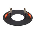 Numinos® XS caixa de montagem para encastrar, redonda 160/70 mm preta