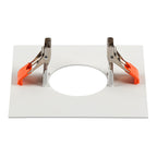 Numinos® XS caixa de montagem para encastrar, quadrada 160/70 mm branca