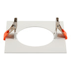 Numinos® S caixa de montagem para encastrar, quadrada 160/90 mm branca