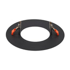 Numinos® M caixa de montagem para encastrar, redonda 240/120 mm preta