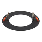 Numinos® L caixa de montagem para encastrar, redonda 240/150 mm preta