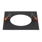 Numinos® L caixa de montagem para encastrar, quadrada 240/150 mm preta